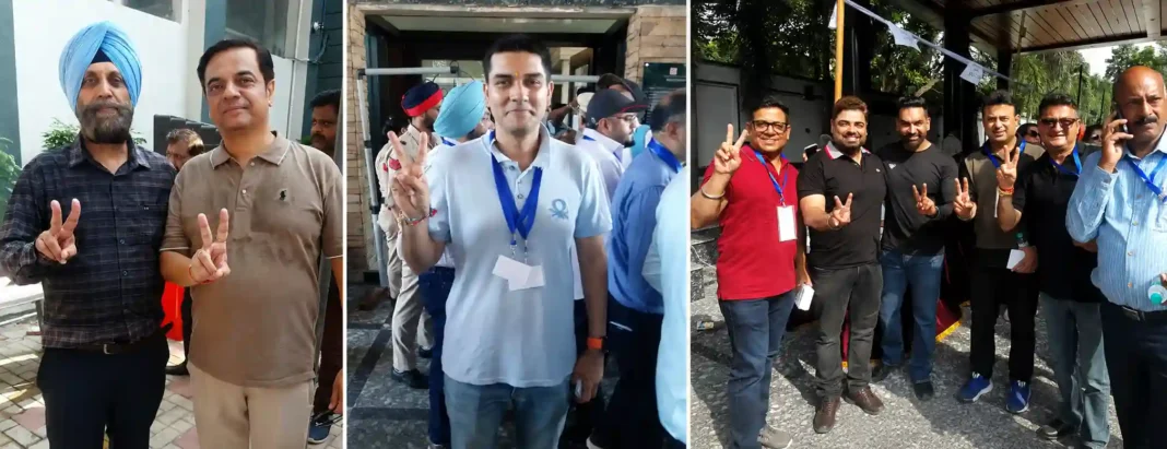 जिमखाना चुनाव… 10ः30 बजे 33 डिग्री तापमान और 500 से ज्यादा मतदान हुआ जिमखाना चुनाव… 10ः30 बजे 33 डिग्री तापमान और 500 से ज्यादा मतदान हुआ